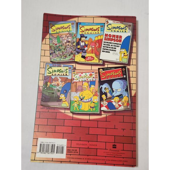 Simpsons Comics Belly Buster Book | 2004 Bongo Entertainment - Picture 5 of 5